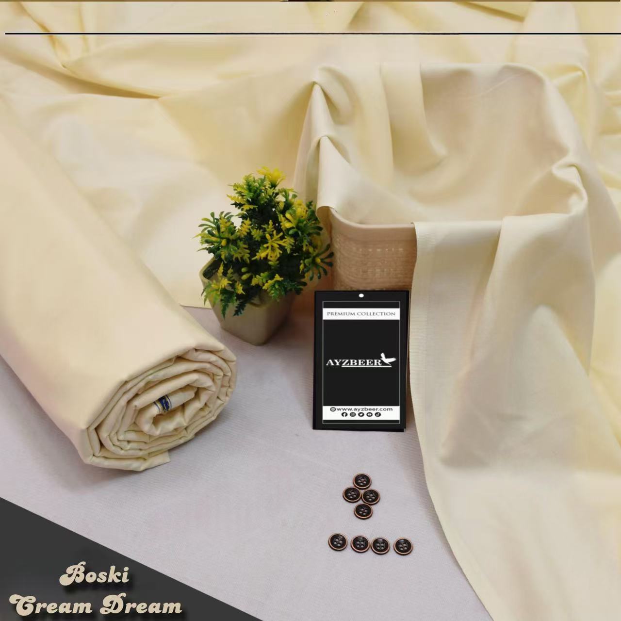 UNSTITCHED BOSKI- QUALITY GUARANTEED (Wrinkle-free)